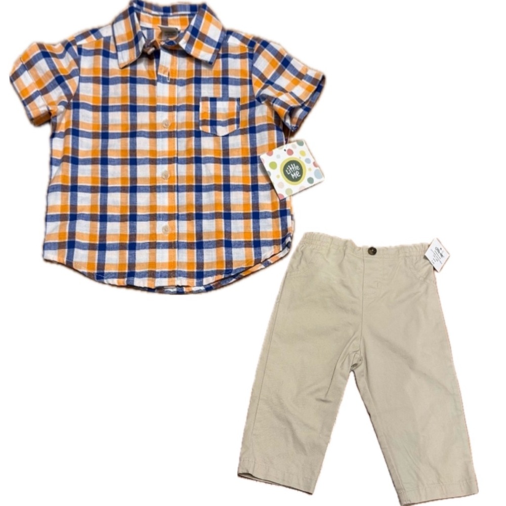 Little Me Baby Boy 2 Piece Outfit